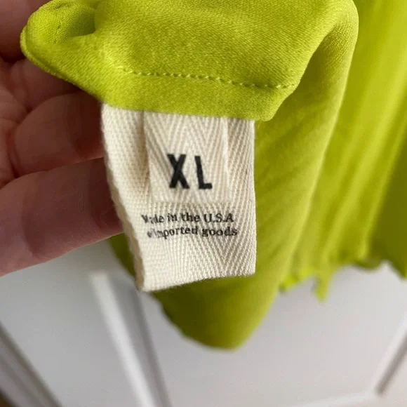 Lime Green Women's Dress - Picture 6 of 8